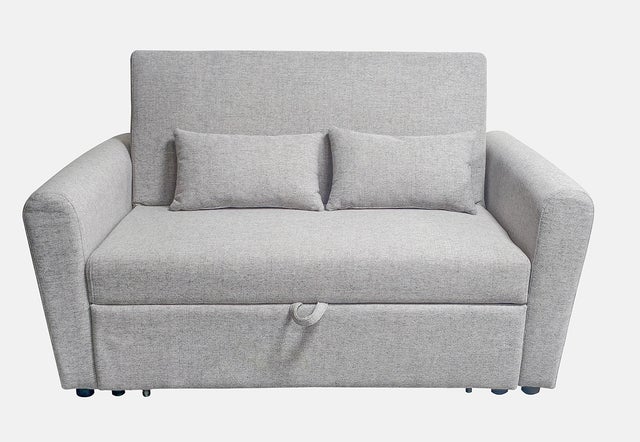 Sofá Cama con brazos Modelo Ciro Gris | Mueble de Salón | Cama