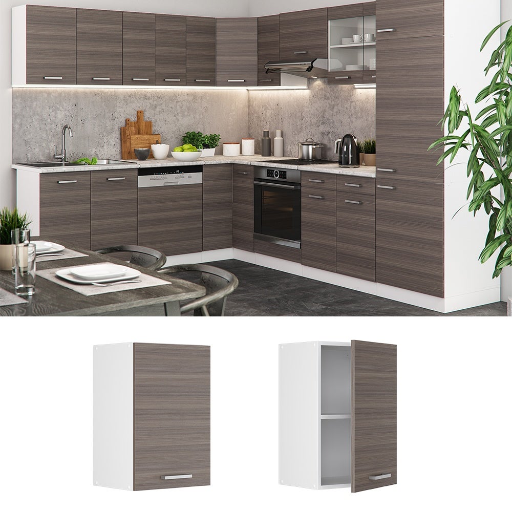 Vicco Elément haut de cuisine R-Line, Gris noble, 40cm - 2