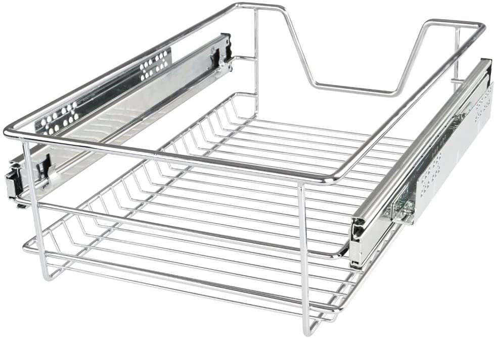Tiroir Télescopique Métallique SOTECH - 40cm - Capacité 20kg - Guidage à Billes - Montage Facile