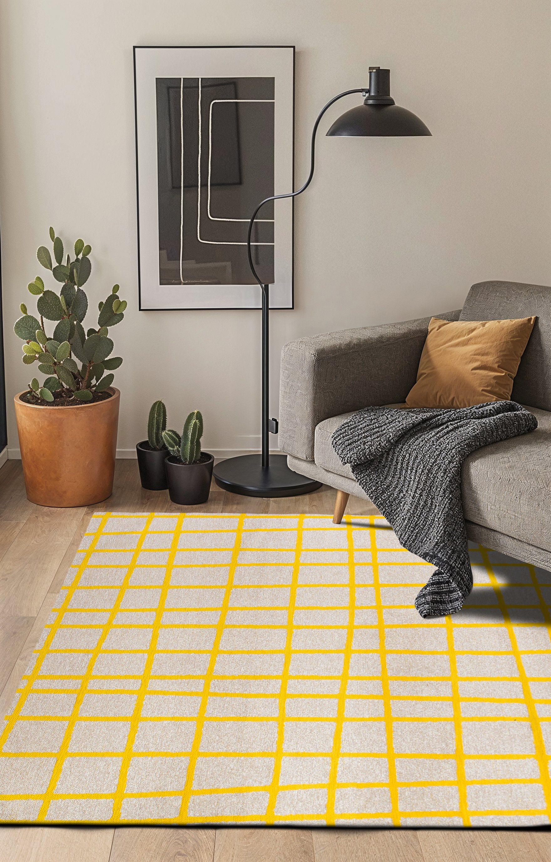 Tapis de salon moderne tissé plat VERO 80x150 cm - 2