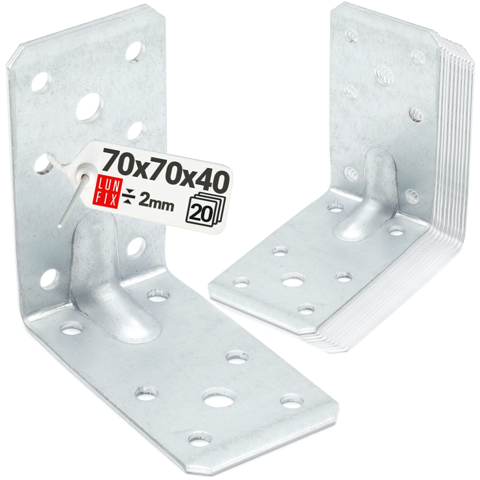 Kątownik ciesielski 70x70x40x2 20szt.