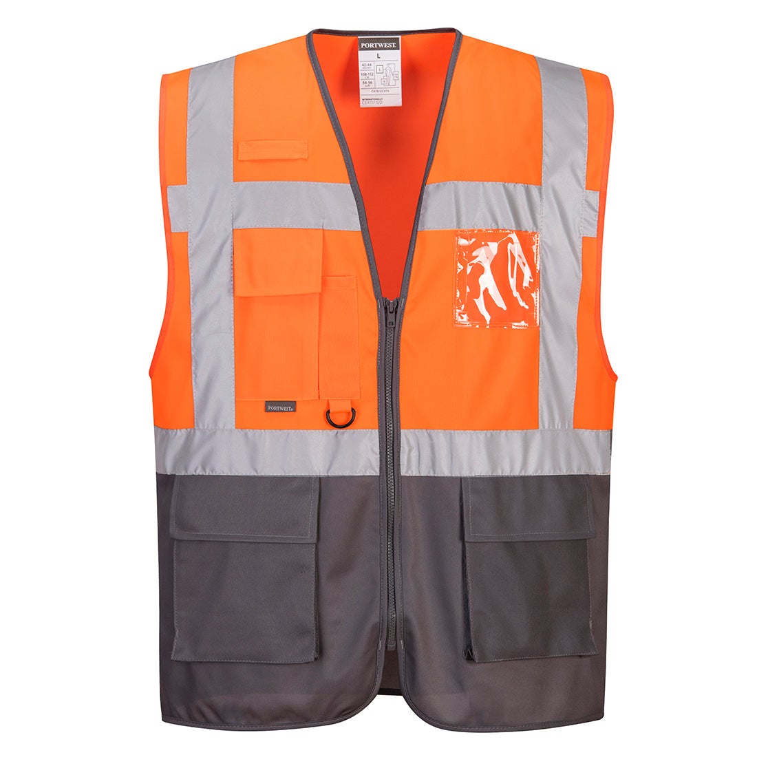 Gilet fluo secouriste Haute Visibilité Portwest Executive Warsaw Jaune / Noir XXL - 5
