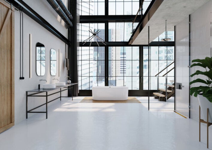 Azulejo de duche KALDEWEI NEXSYS, ao nível do chão, 90x120 cm, 411846300666, Cor: Cool Grey 80 - 3