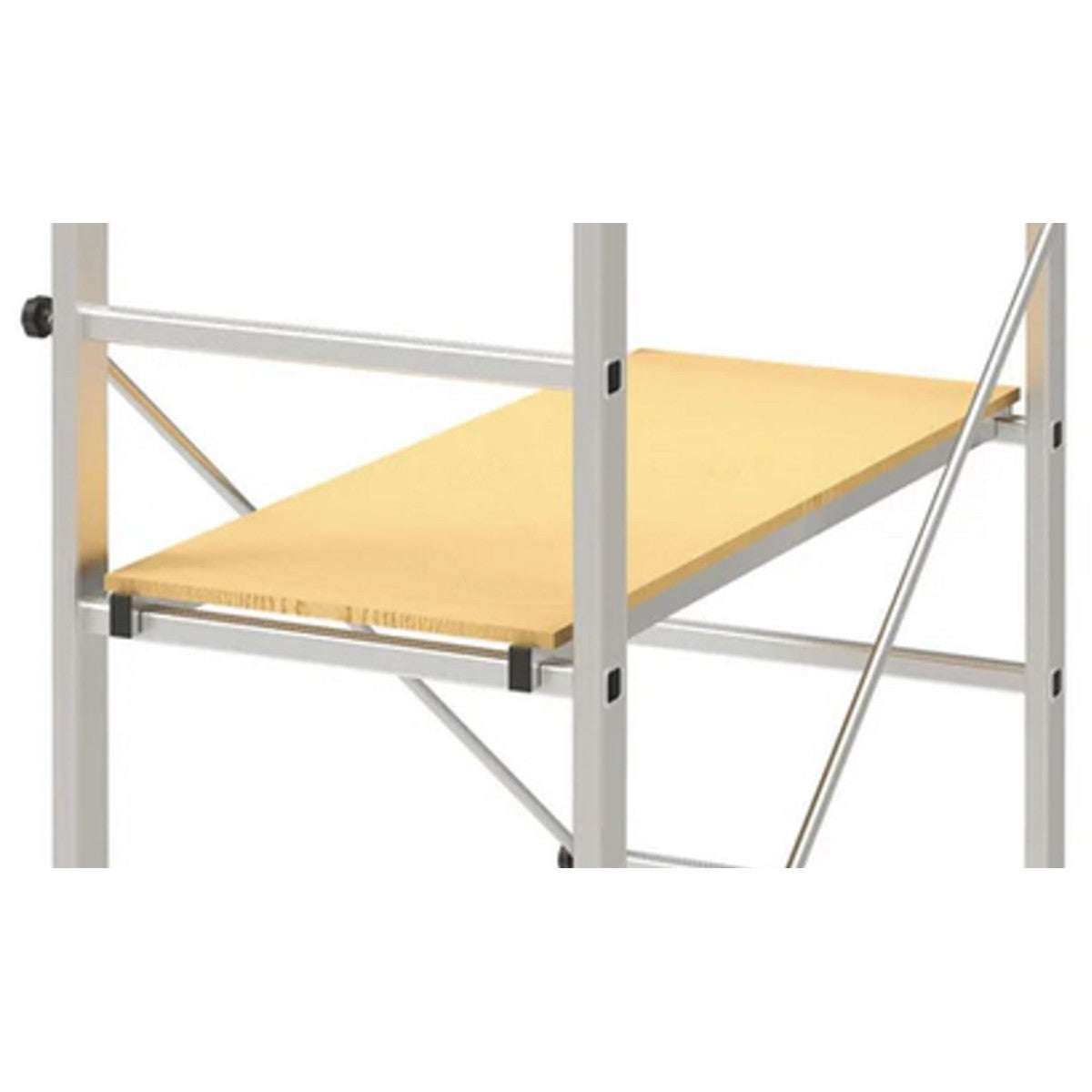 Echafaudage de travail Hauteur travail 2.85m Plateau 110 x 40 cm Aluminium Charge 120Kg BRIXO - 3