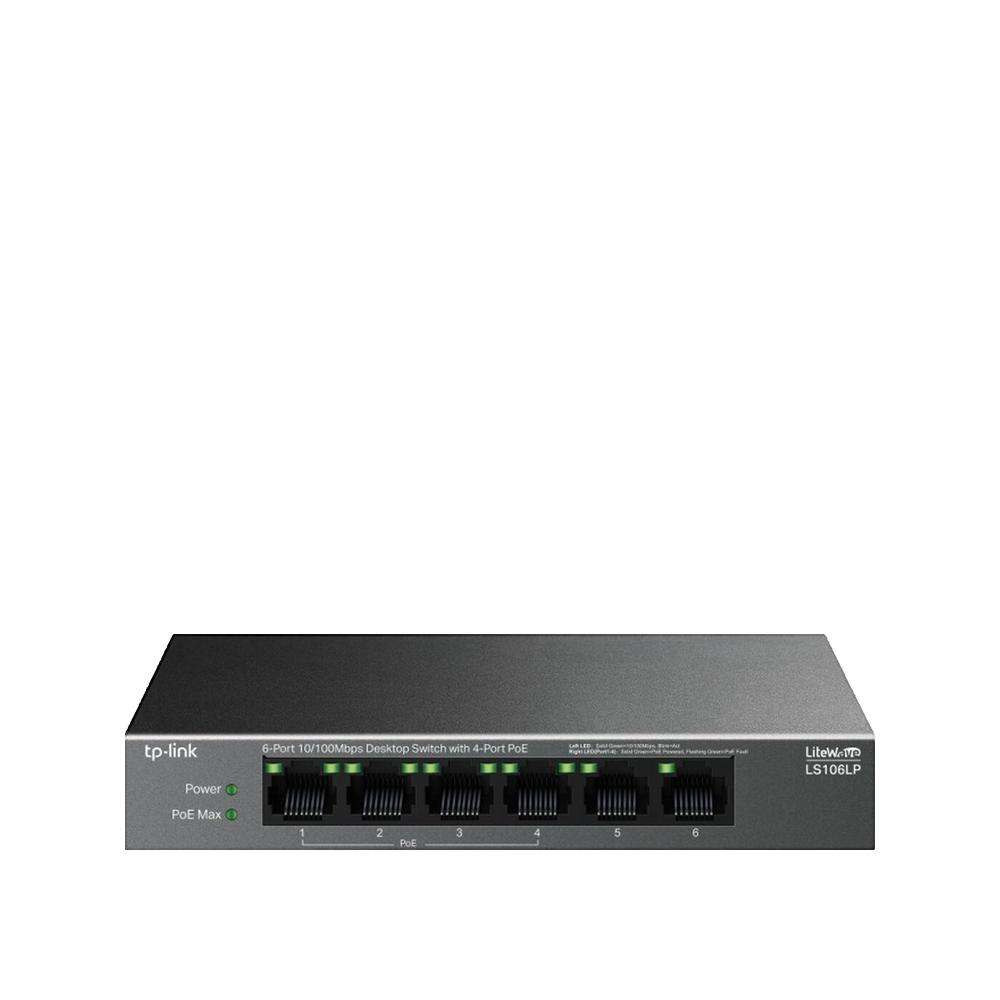 Tp-Link Desktop Switch 6-Port 10/100Mbpswith 4-Port Poe+ , Leroy Merlin