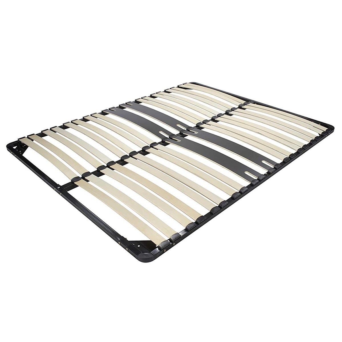 HOGAR24 ES Sommier à Lattes Multilattes 120x180 Cm Avec Régulation Lombaire Adaptable - Structure Acier Renforcé