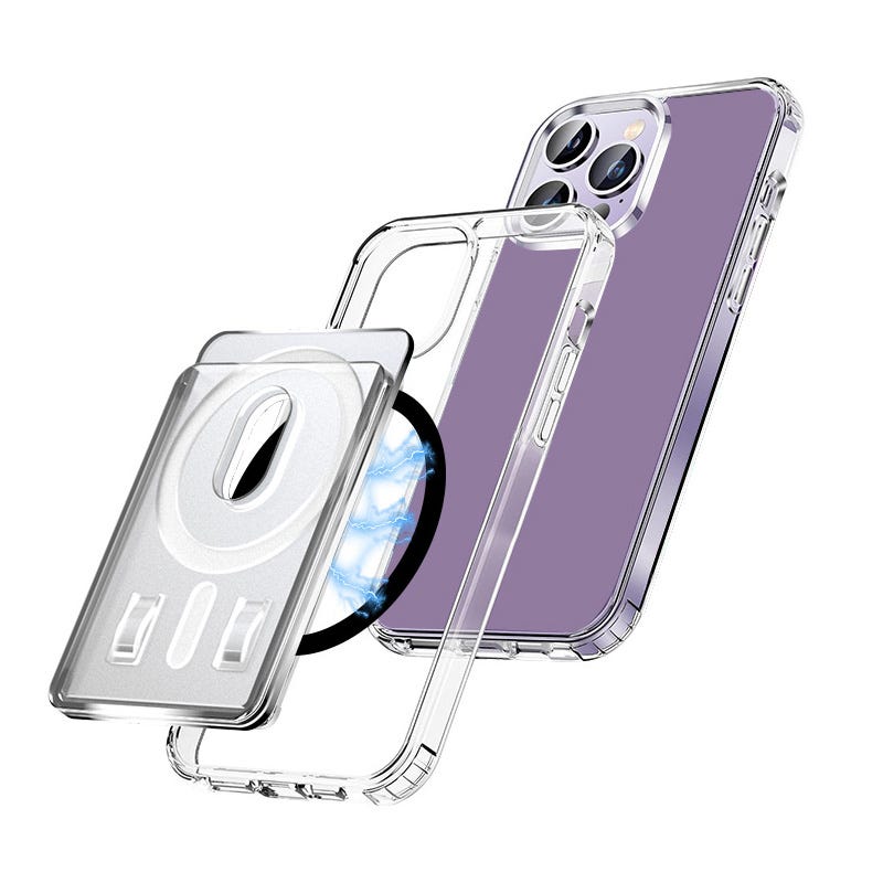 Custodia Portafoglio PopSockets Con Grip Espandibile E Anello MagSafe Custodia Portafoglio PopSockets Con Grip Espandibile E Anello MagSafe