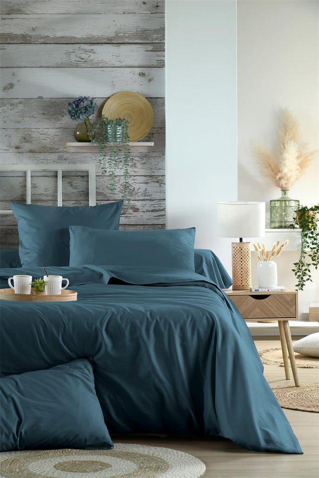 HOUSSE DE COUETTE ELYSEE PETROLE 240X220 cm