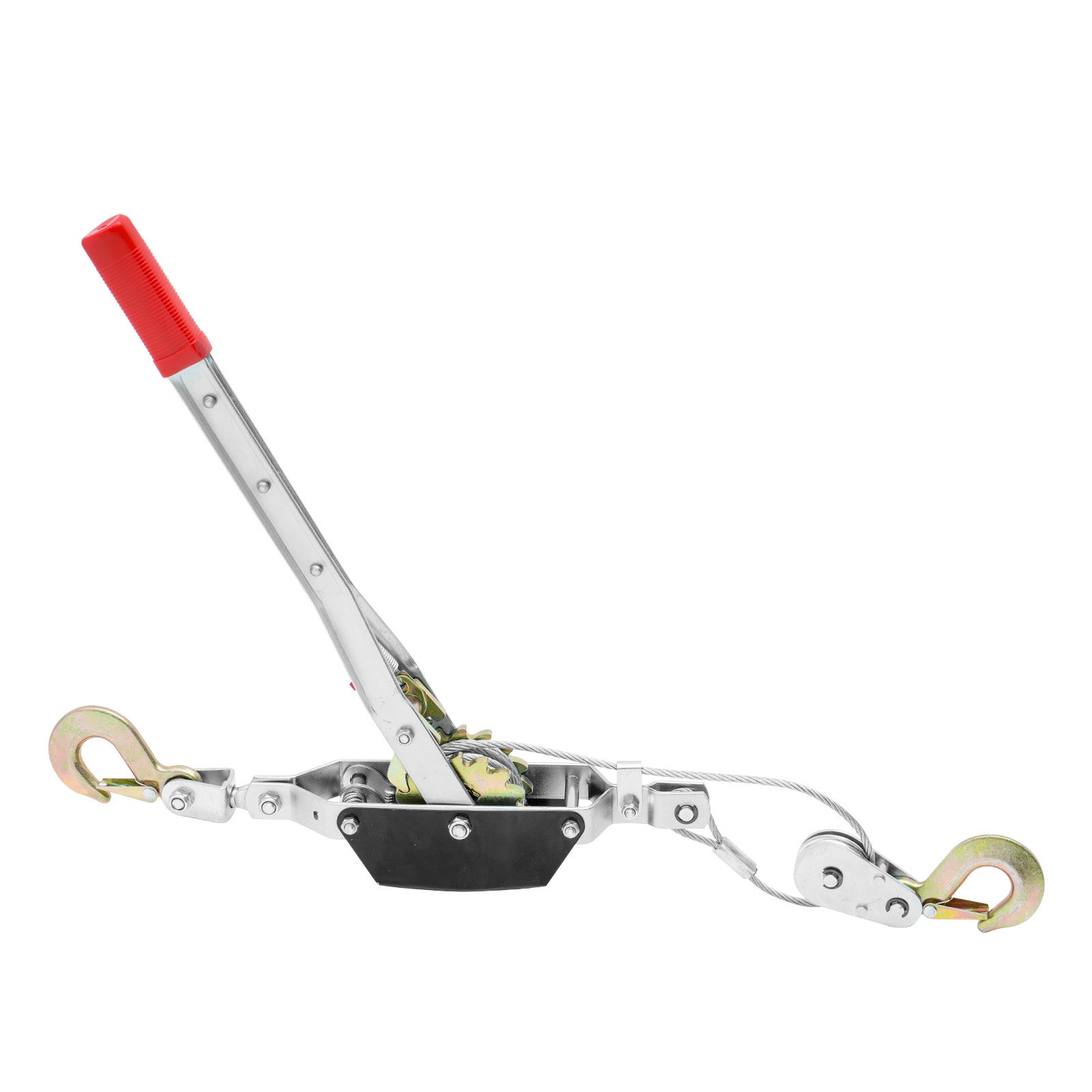 Verricello Pesante,VEVOR Capacità di Carico 2 T,Verricello Manuale a Cricchetto con Cavo in Acciaio 3,7 m,2 Ganci,Ingranaggio Doppio,per Spostare - 9