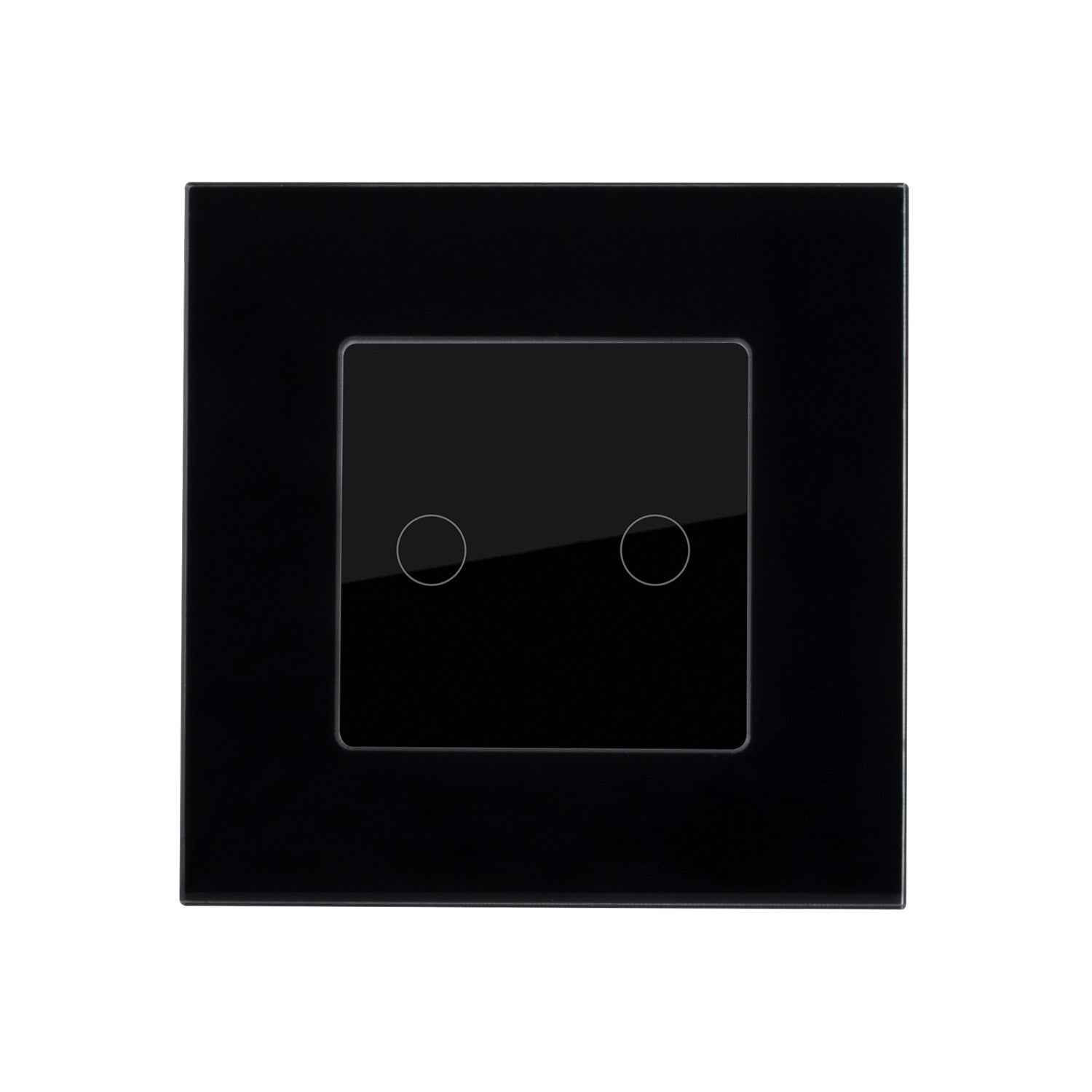 Ledkia Interruttore Commutatore Touch Doppio con Cornice di Vetro ...