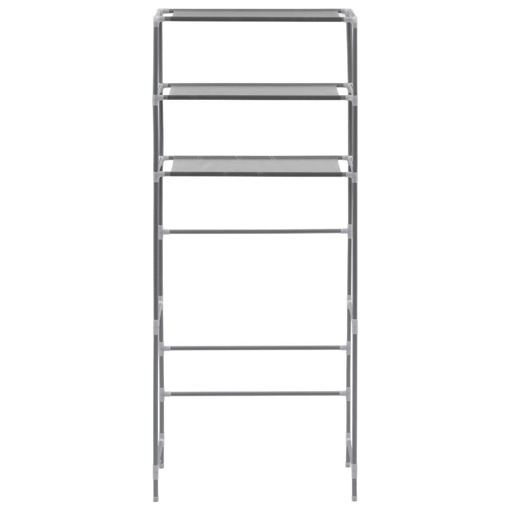Maison Exclusive - Support de rangement à 3 niveaux Argenté 69x28x169 cm - 3