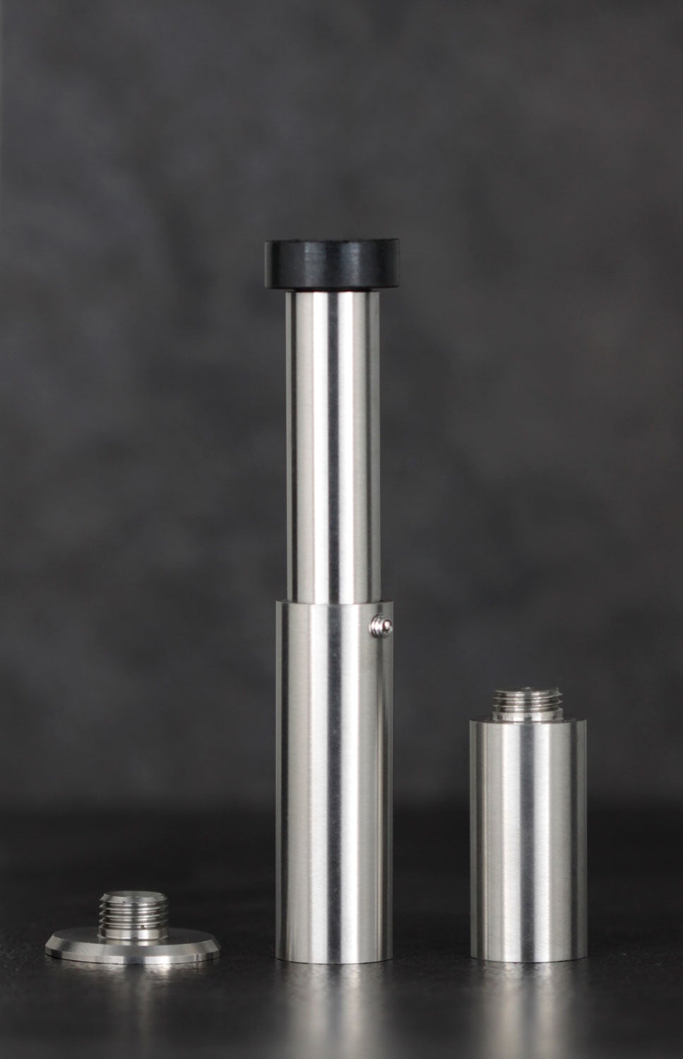 Butée de porte réglable, de 130 à 165mm, acier avec caoutchouc de protection noir, à visser, EVI Herrajes - 4