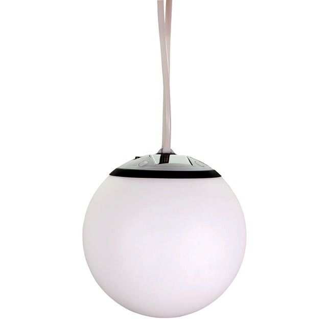 Boule solaire à suspendre LED, 4000K blanc-chaud, IP44, diam. 200mm - Tibelec