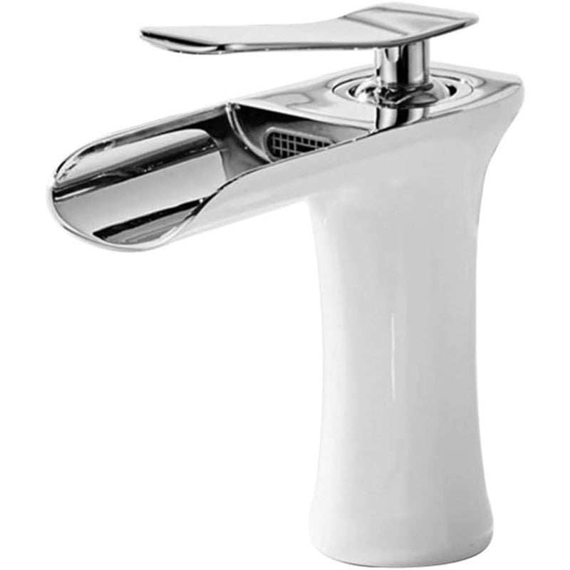 Baterie łazienkowe z ciepłą i zimną wodą, baterie wodospadowe, baterie umywalkowe wodospadowe