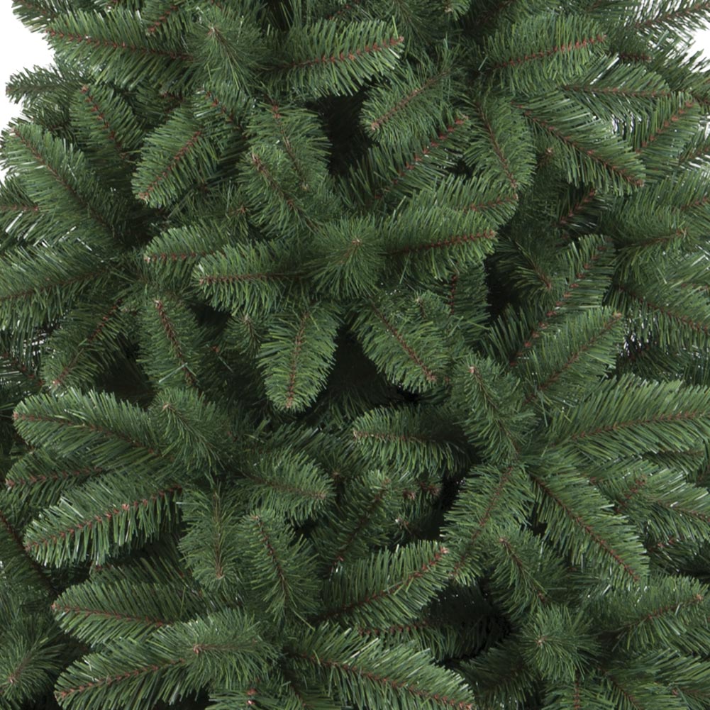 Albero Di Natale 210 cm Piccadilly Super Folto 850 Rami Pino Verde Base Croce - 2