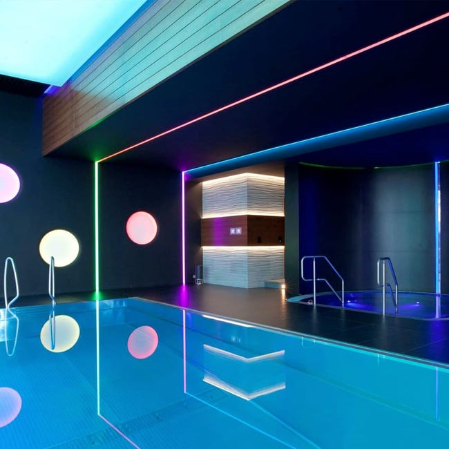 Faretto LED RGB Aigostar 50W – 2 Pezzi, Impermeabile IP65, Telecomando Con Timer E Modalità Stroboscopiche