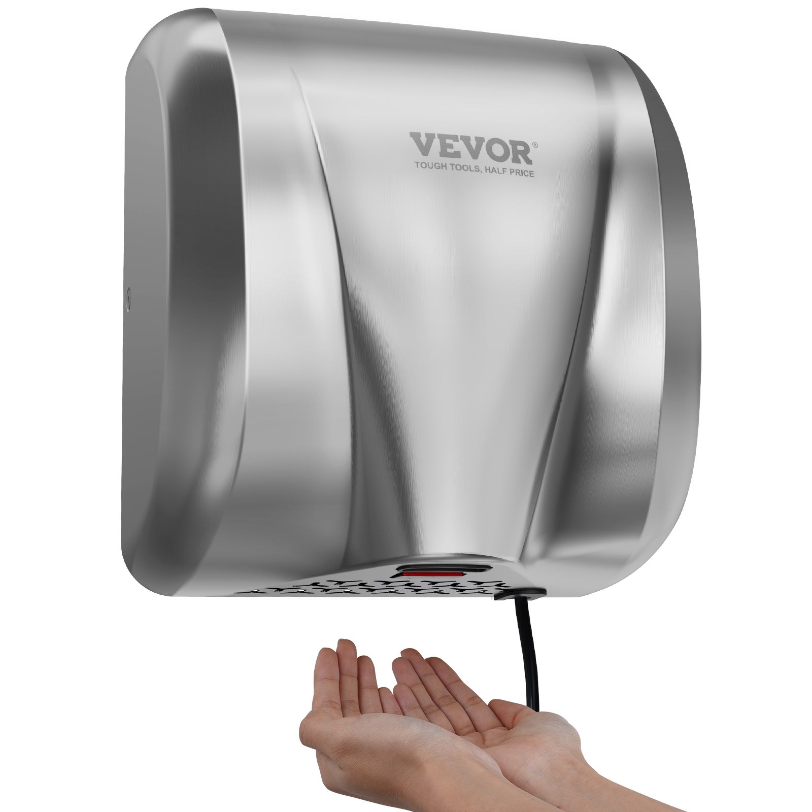 Sèche-mains Automatique Jet – Infrarouge Haute Vitesse 1250W – Blanc Mural – Occasion