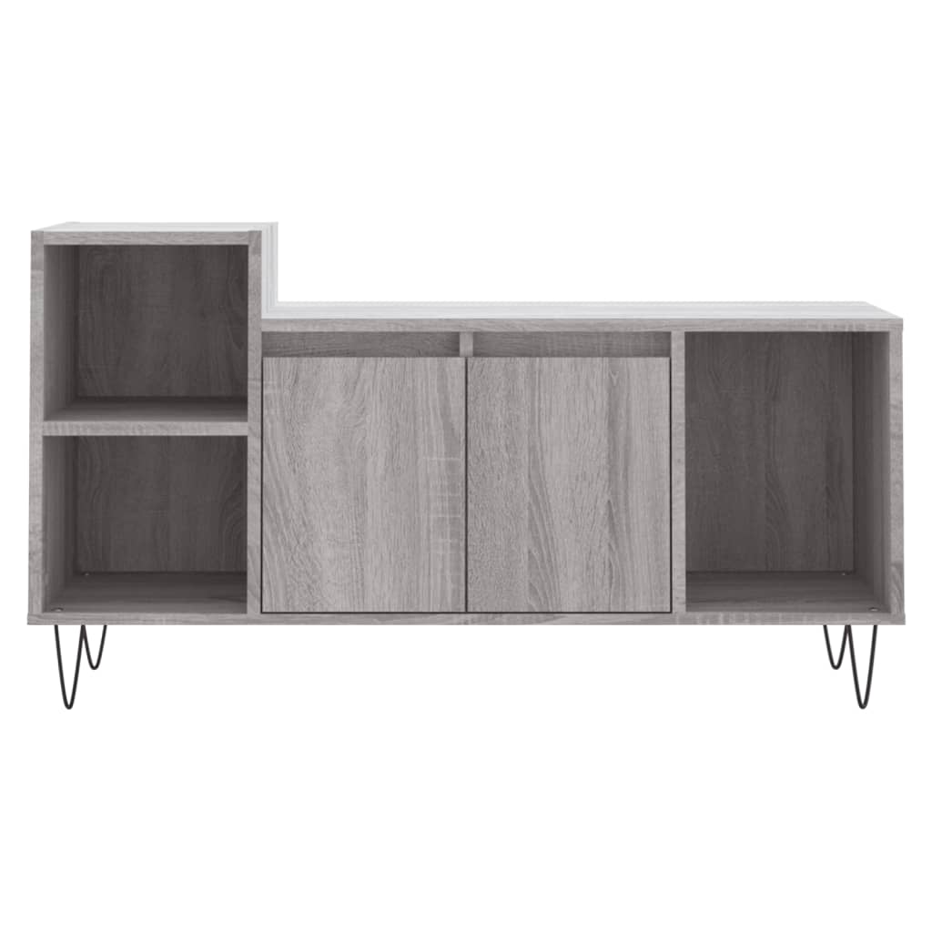 vidaXL Meuble TV Sonoma gris 100x35x55 cm Bois d'ingénierie - 5