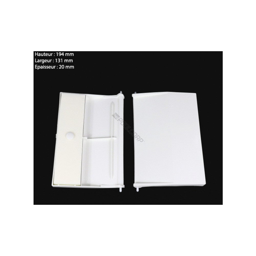astralpool -Volet et charnière standard 15L pour skimmer - blanc 4402010101 - 4