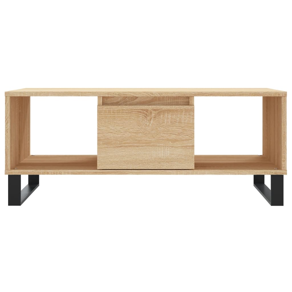 vidaXL Tavolino Salotto Rovere Sonoma 90x50x36,5 cm Legno Multistrato - 5