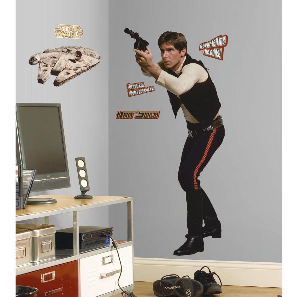 STAR WARS EP VII KYLO REN - Stickers repositionnables géants Kylo Ren, Star Wars Episode VII 156x104