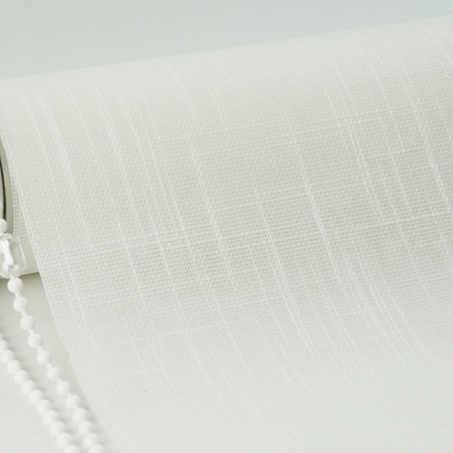 Estor Enrollable Translúcido Decorativo Con Textura Color Blanco 90x150 - 3