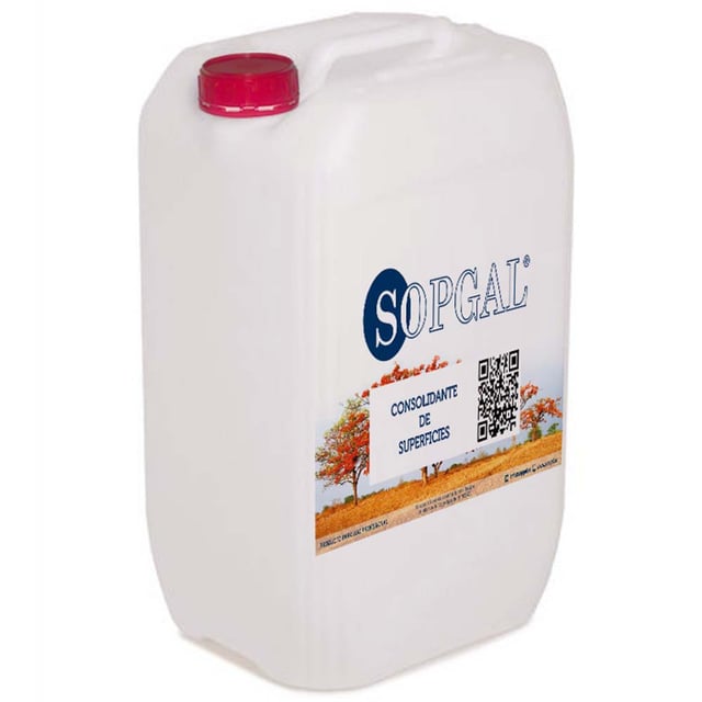 Consolidant pour Surfaces (10L) Compacte et durcit le mortier, la pierre et la brique. Cela ne crée pas de calque et ne change pas la couleur