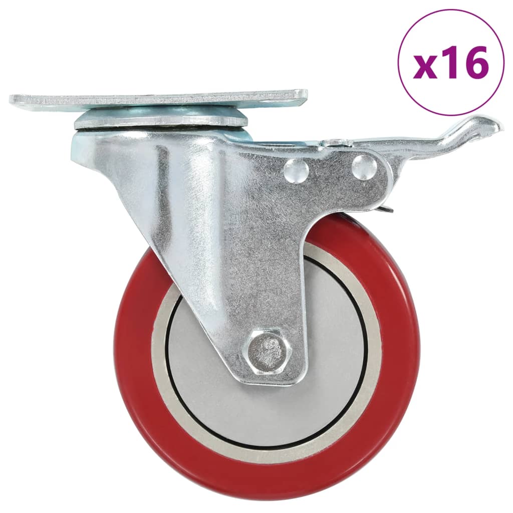 Roulettes Pivotantes Roulette Charge Lourde , Roulettes Avec Frein, 4 Roulettes Pour Meubles