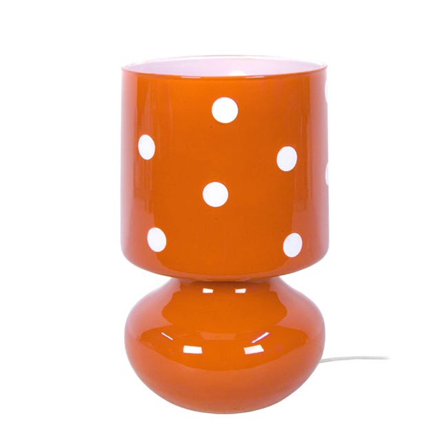 Lampe De Chevet Skreppa Ronde Métal Orange D18xp18xh32 Cm - Lampe de chevet Lampe De Chevet Skreppa Ronde Métal Orange D18xp18xh32 Cm - Lampe de chevet