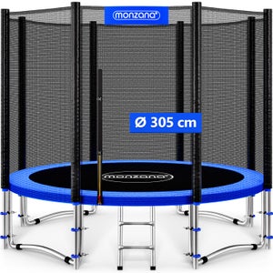 Hmpet Rete Trampolino 305cm 8 Pali, Rete Di Protezione Sicurezza Ricambio Trampolino Elastico, Rete Di Sicurezza Recinzione Rotonda A Maglie,Antistrappo - Foto 3