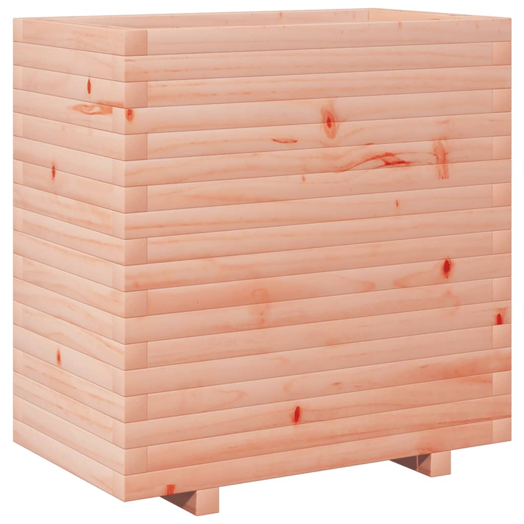 Jardinière En Bois Massif IvoQ 120x40x32 Cm – épicéa FSC, Résiste Aux Intempéries, Avec Sac Intérieur