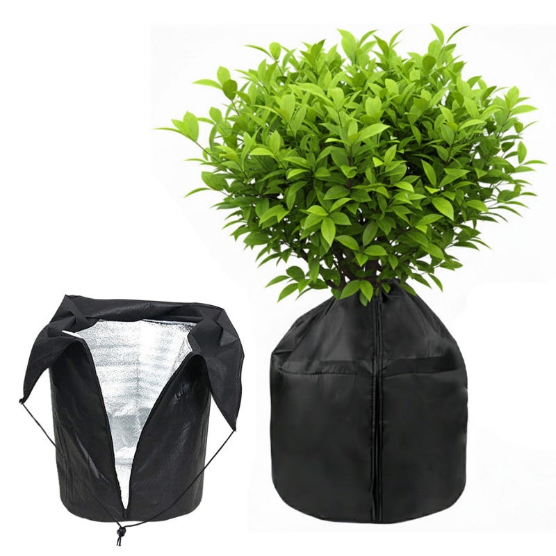Sac Anti-Gel Plantes 60x90 Cm – Protection Hivernale Polyester 70g/m² Avec Cordon Et Fermeture Éclair
