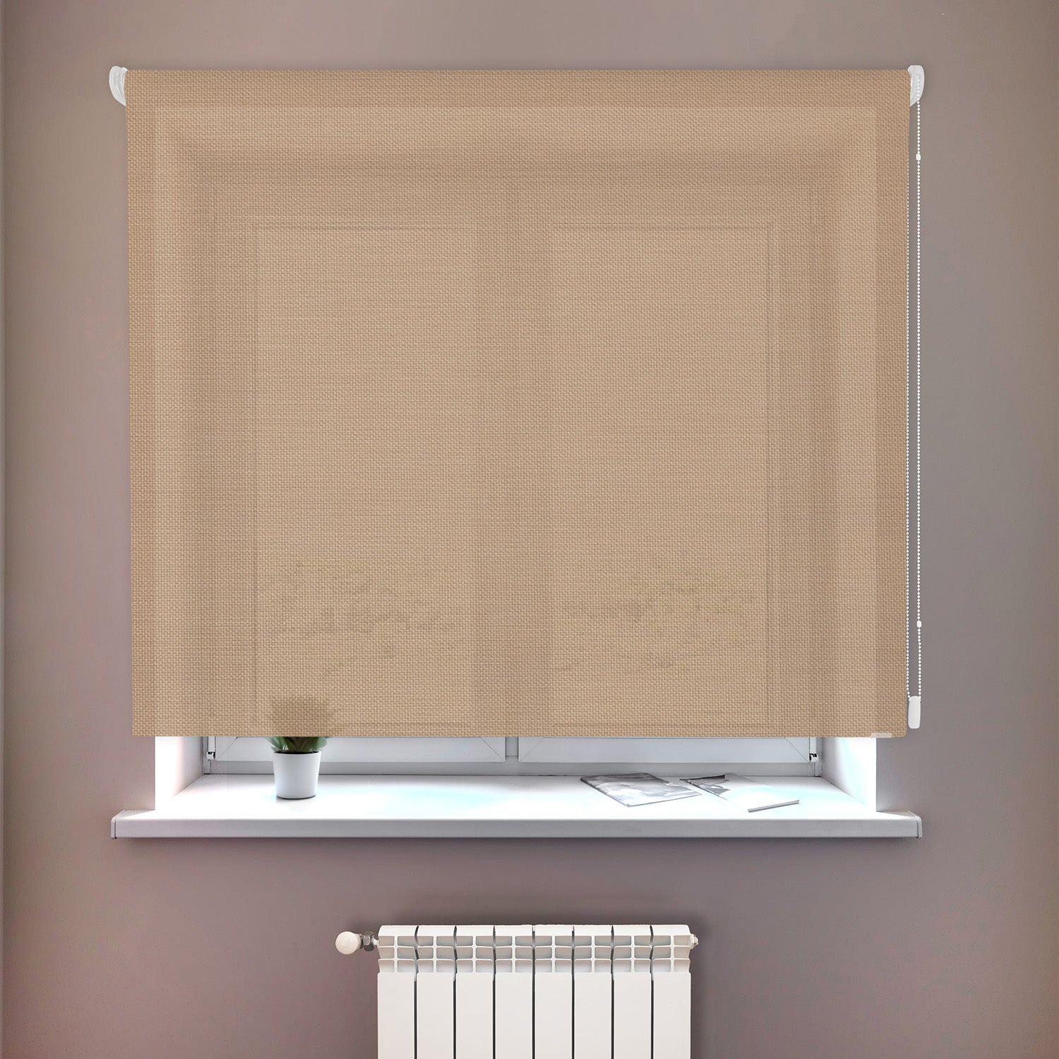 Estor Enrollable Translúcido Screen 5% Térmico Color Lino 90x250 - 3