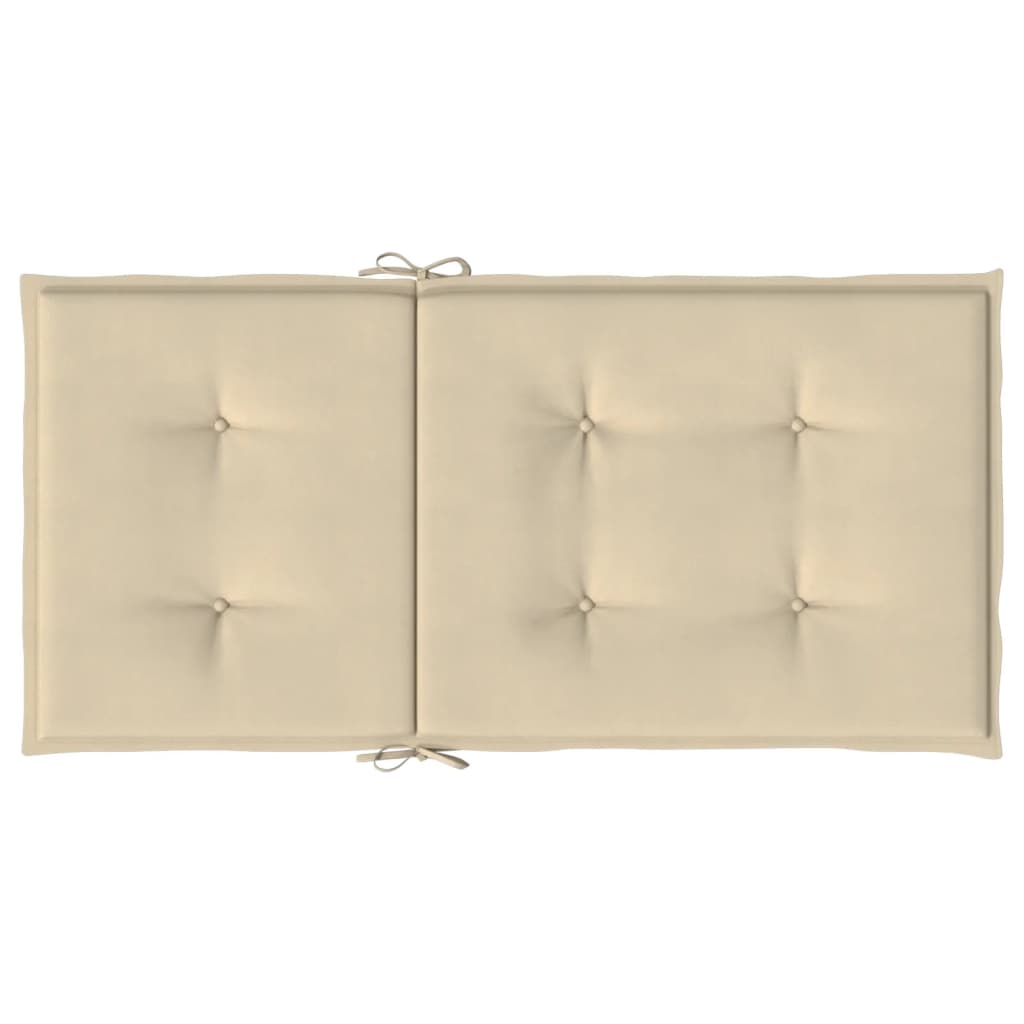 Maison Exclusive - Cuscini per Sedia 2 pz Beige 100x50x3 cm in Tessuto Oxford - 6