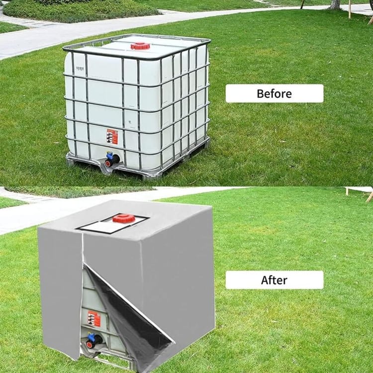 Bache pour Cuve 1000L IBC Housse de Protection Anti UV Anti poussière ...