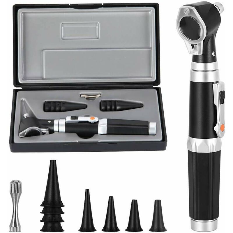 Mini Otoscope Oreille,Grossissement Diagnostic Inspection Scope de l'oreille avec LED Illumination Directe Oreille Outil Sain pour Médecins - 6