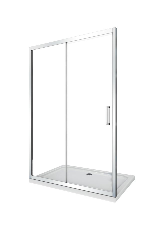 Porte de douche de 6 mm pour installation en niche H.190 avec overture coulissante – 105-110 cm