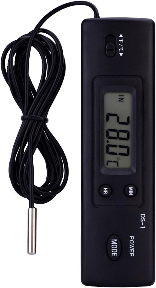 Przewodowy termometr elektroniczny LCD z sondą i dużym ekranem LCD do lodówki