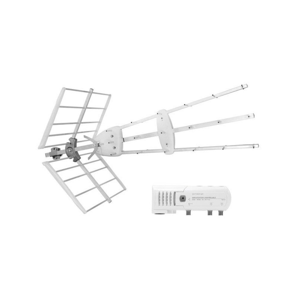 Antenne extérieure TELEVES Kit TRIO + antenne amplifiée 38 dB - 2