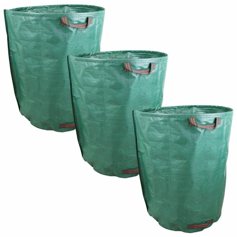 Zestaw 3 worków na odpady 300L z PP 150g/m² samostojących - Linxor