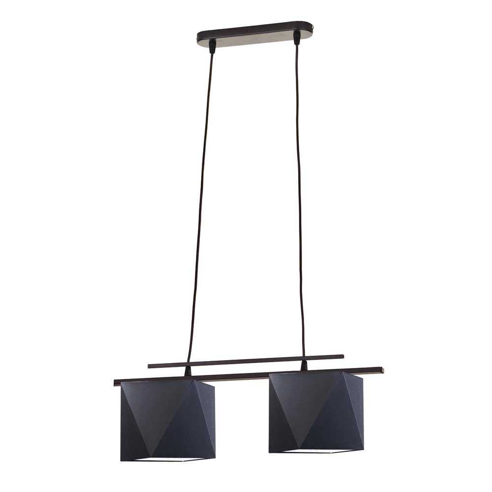 Lampa wisząca zwis żyrandol sufitowa z abażurami diament BARCELONA Z2