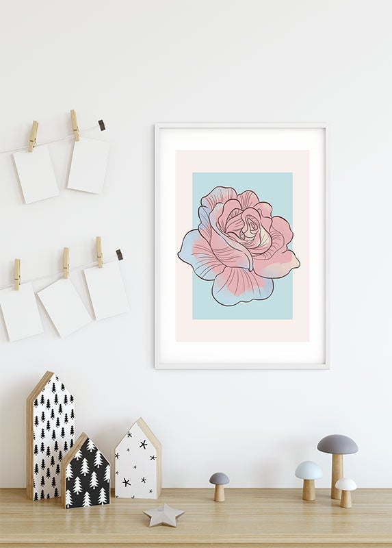 Poster d'art de Komar - Disney Cinderella Rose - Taille: 30 x 40 cm - 7
