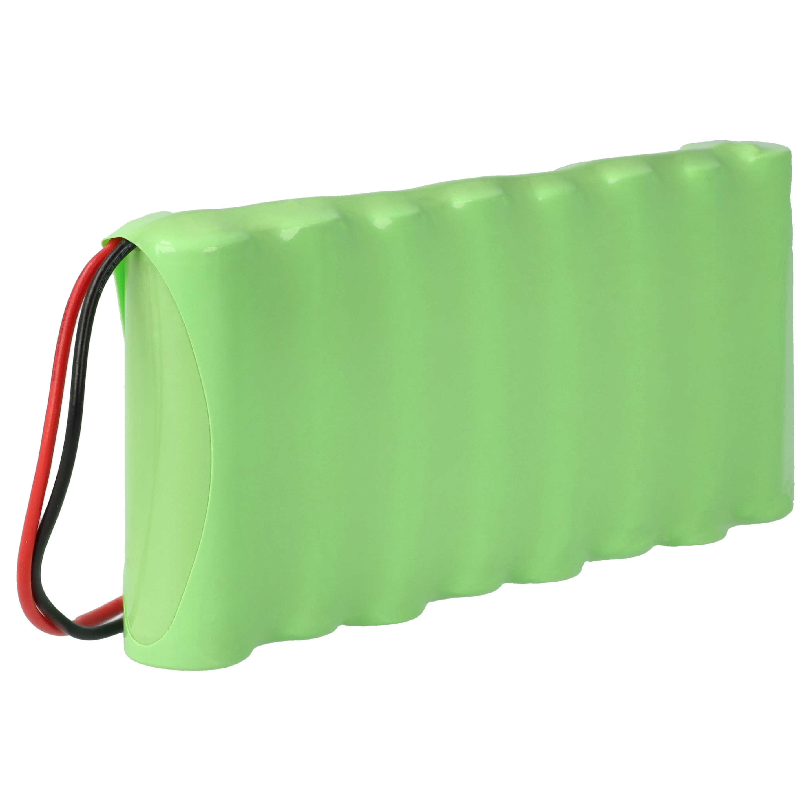 vhbw Batterie remplacement pour Visonic 100729, GP220AAH8BMX, GP130AAH6BMX pour système d'alarme (2200mAh, 9,6V, NiMH) - 3