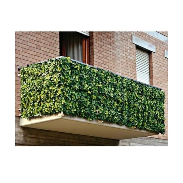 ITALFROM Siepe Finta Artificiale A Piastrella - Edera 50x50 Cm, Antivista Per Esterno E Interno