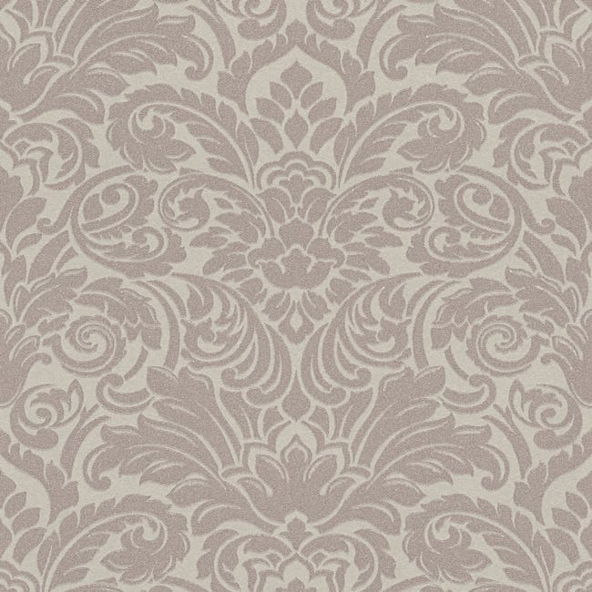 Carta Da Parati Victorian Style Grigio Tortora - 400x267 Cm TNT Ignifuga - Foto 6