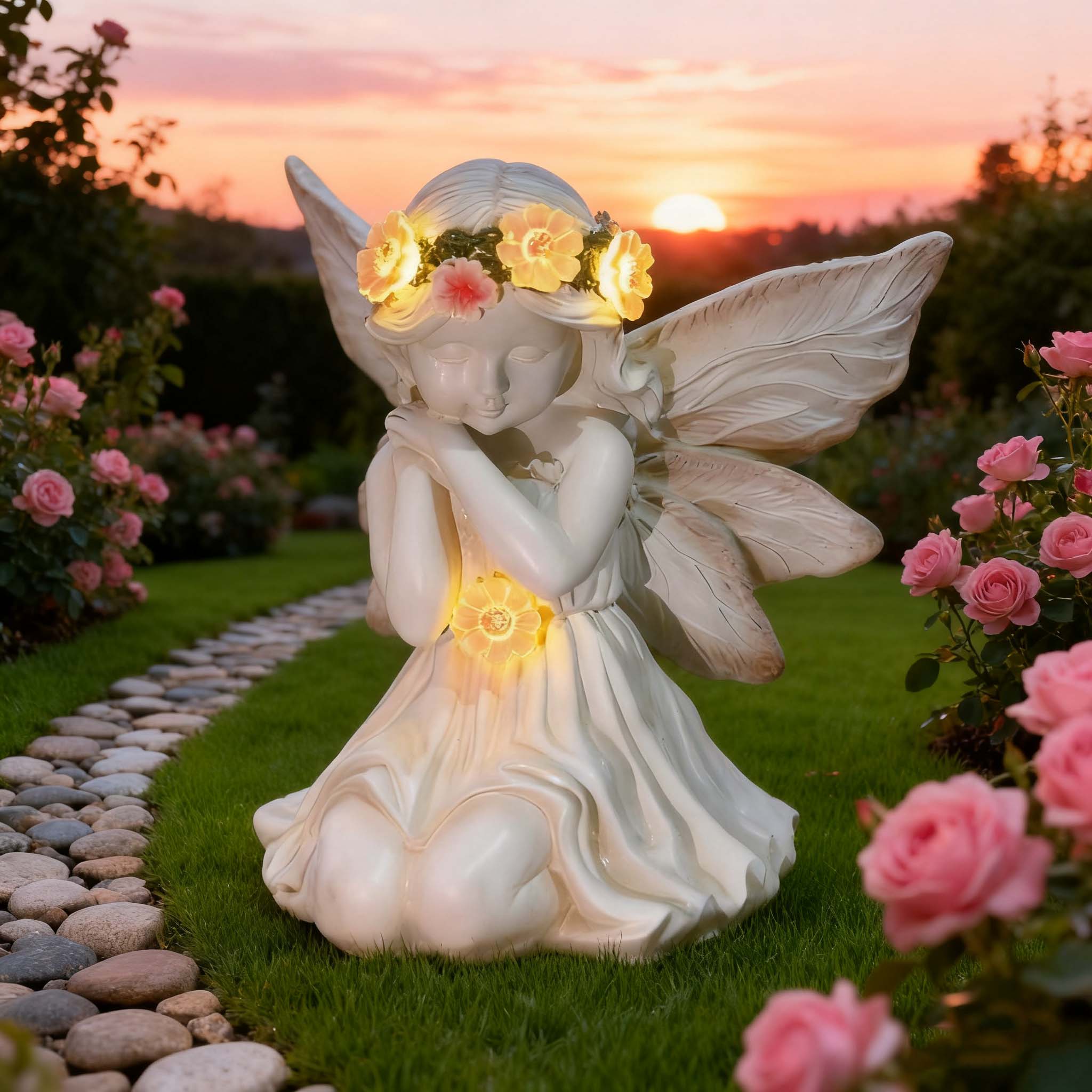 Faretto Da Terra A Luce Solare A LED 4X Decorazione Da Giardino IP65 - Foto 12