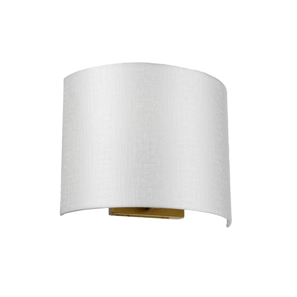 Kinkiet ścienny Cooper postarzany mosiądz-kremowy 1xE27x60W wym: 23 x 29 x 12,8 cm tkanina IP20 Designer's Lightbox