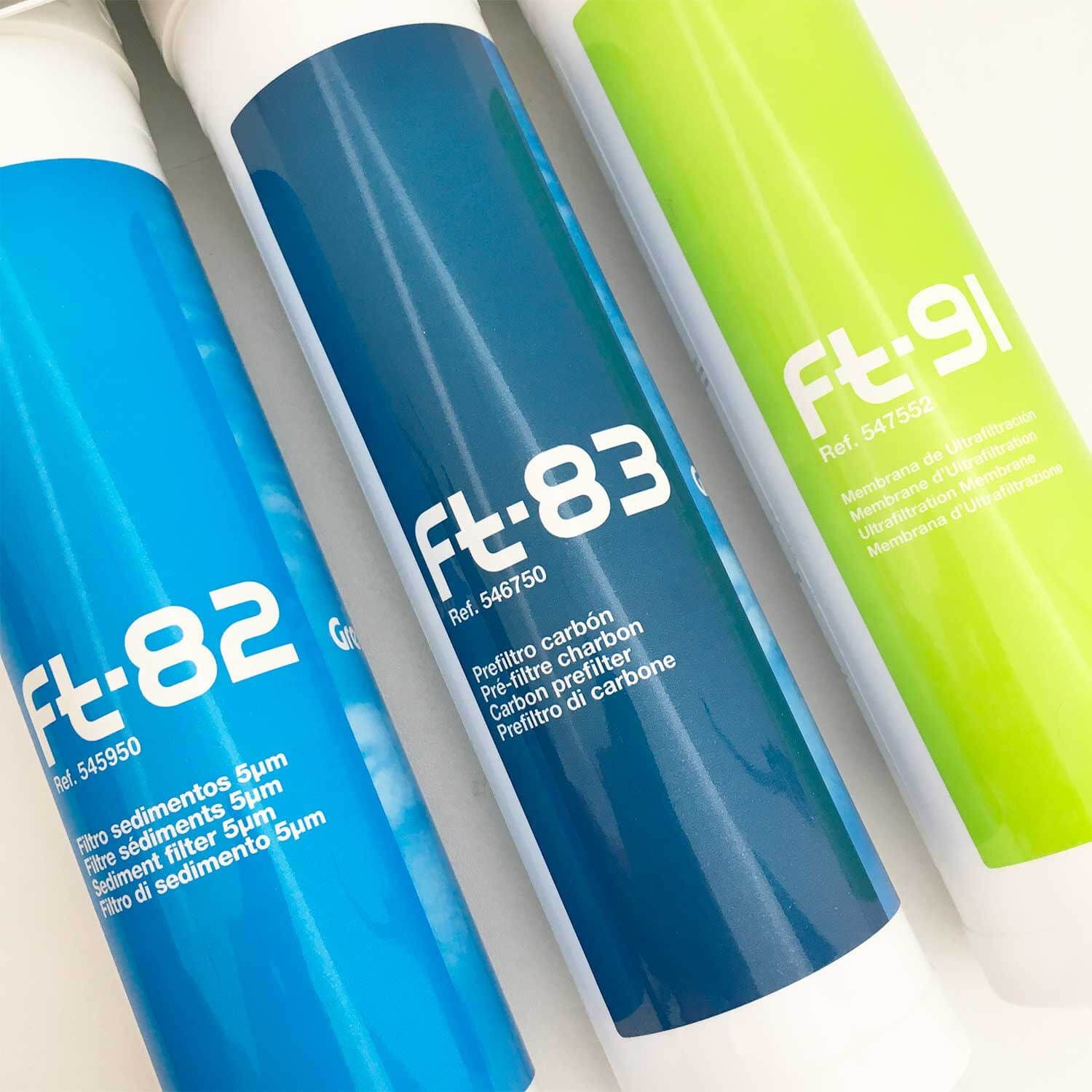 Filtre Sous évier Trio Uf Ft82 Sédiments Ft83 Charbon Actif Ft91 Ultra Filtration - 2