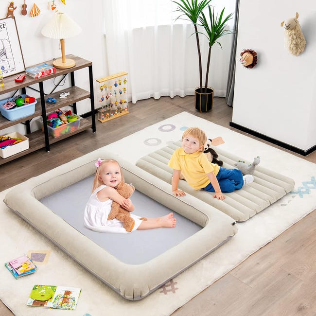 Letto Gonfiabile per Bambini 118 x 165 cm, Lettino da Viaggio