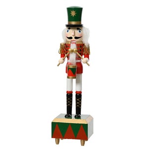 Kit 4 Schiaccianoci Di Natale 18 Cm - Soldati Decorativi, Serie Nera - Foto 7